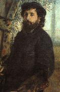 Pierre Renoir Portrait of Claude Monet Norge oil painting reproduction